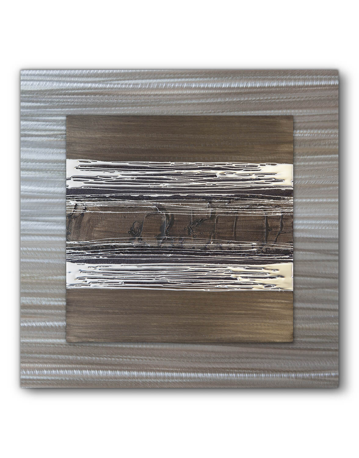 Contemporary Metal Wall Art UK - Silver Wall Art, Contemporary Art UK